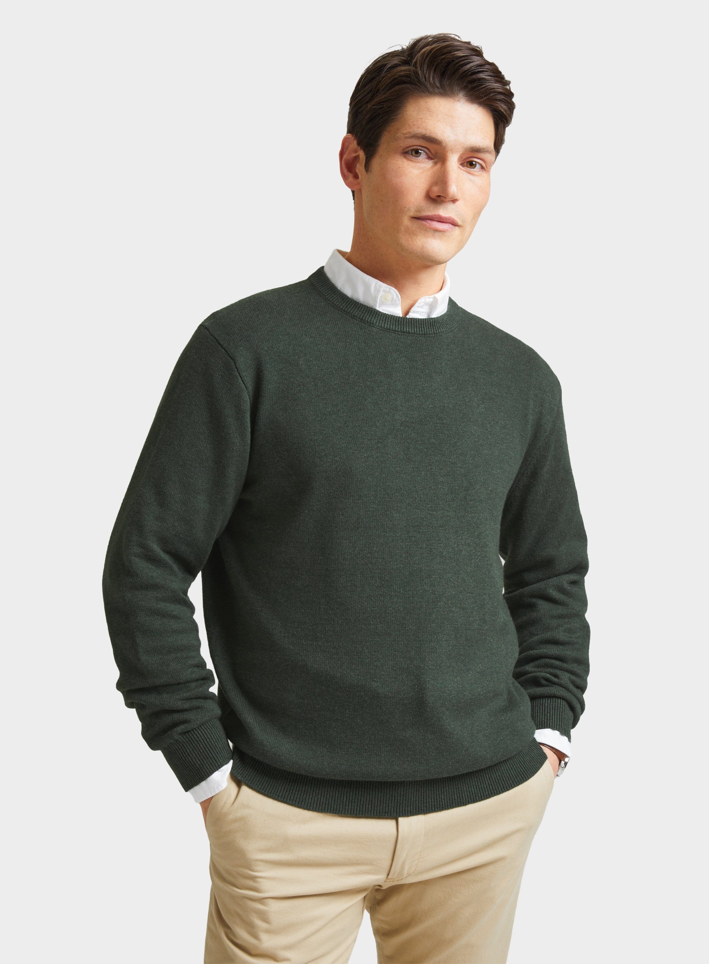 Khaki on sale mens jumper