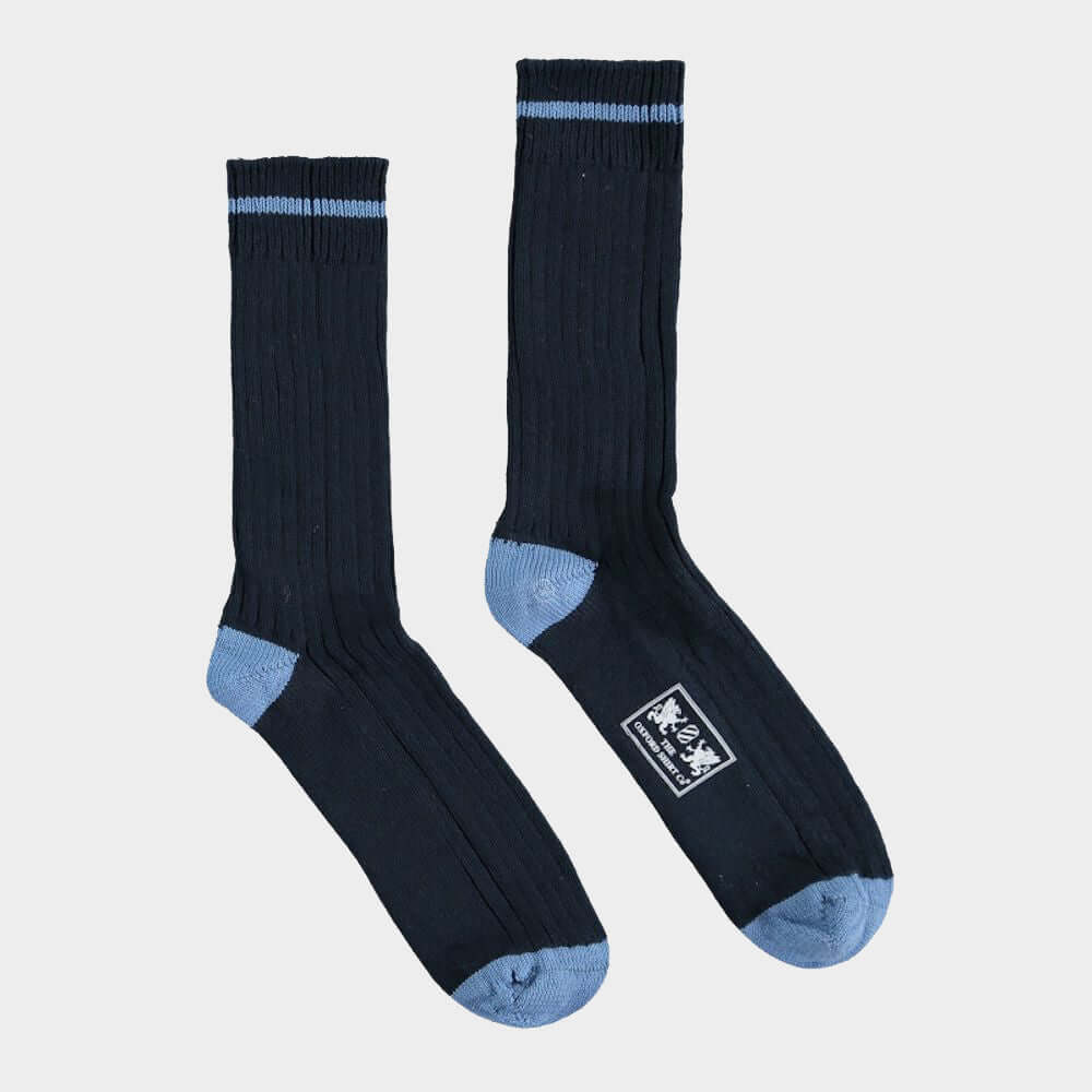 3 Pack of Socks in Blue Contrast