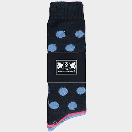 3 Pack of Socks in Bright Spots