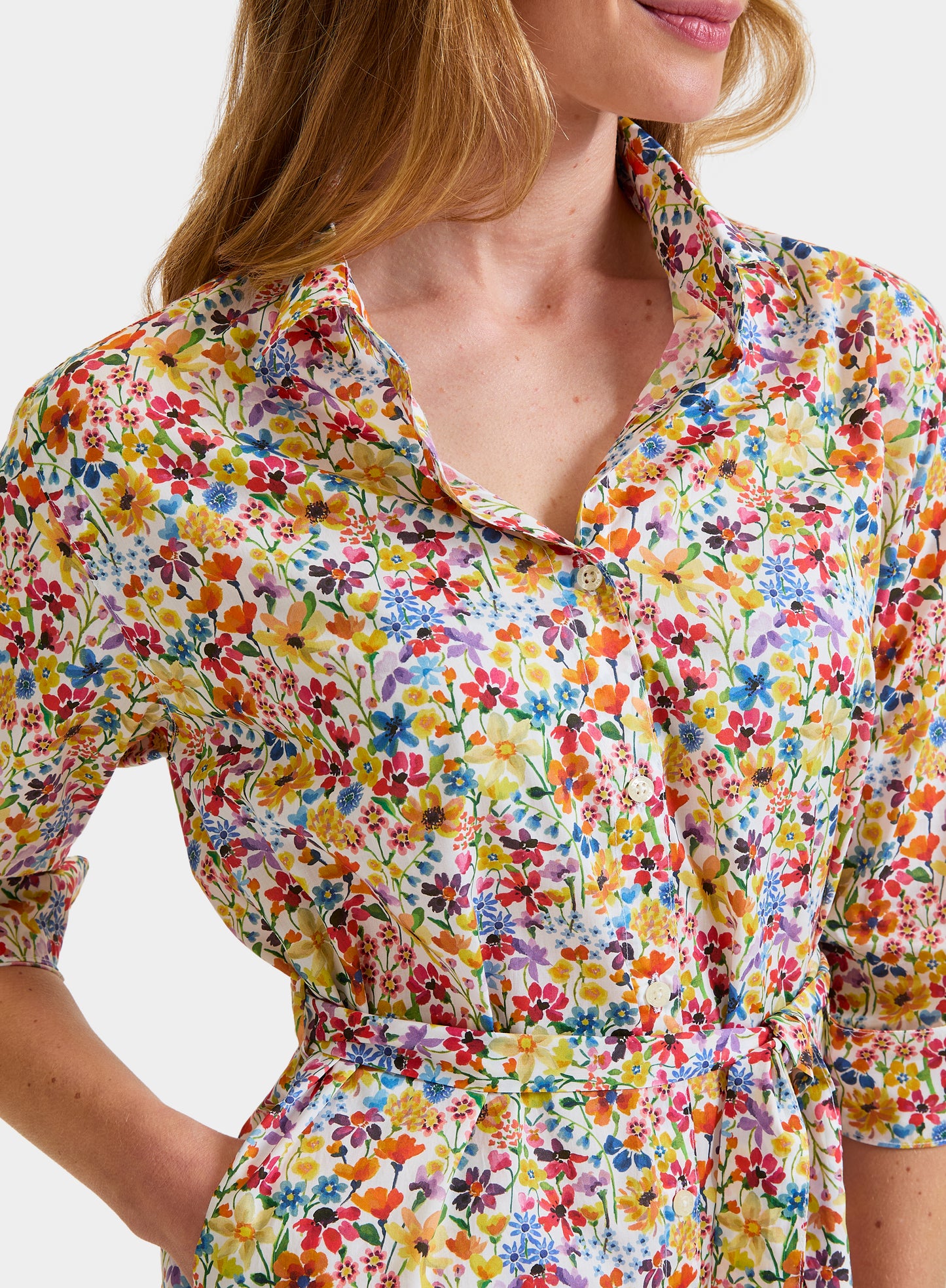 Dreams of Summer Shirt Dress - Made with Liberty Fabric