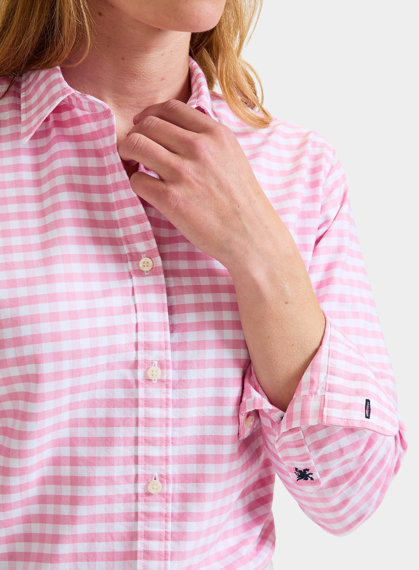 Classic Oxford Shirt - Pink Check