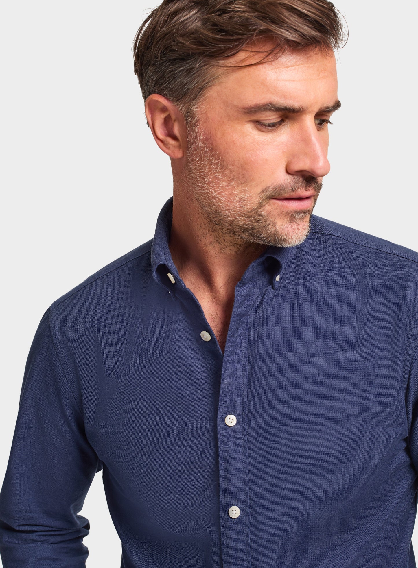 Button Down Oxford Shirt - Navy