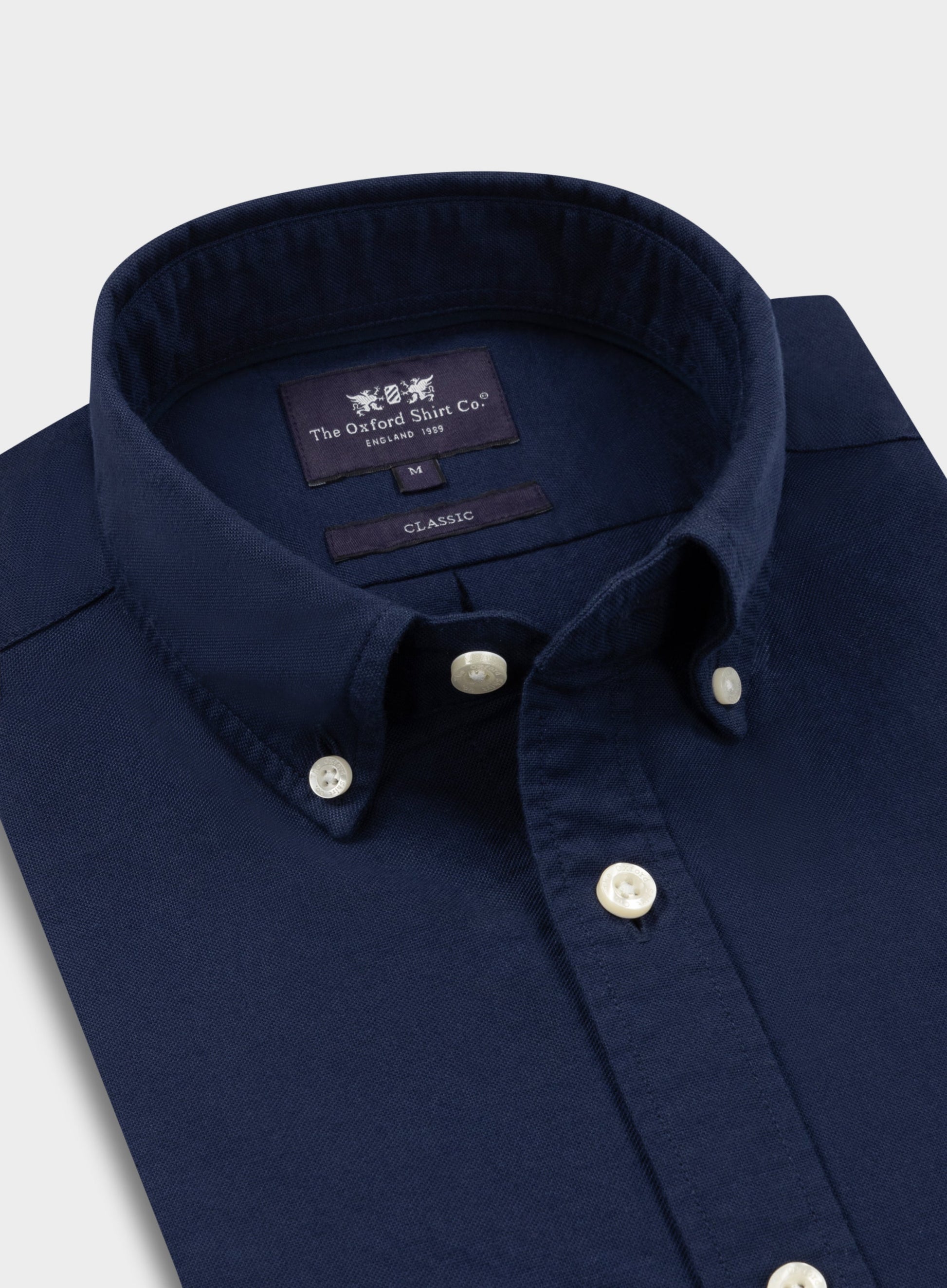 Button Down Oxford Shirt - Navy