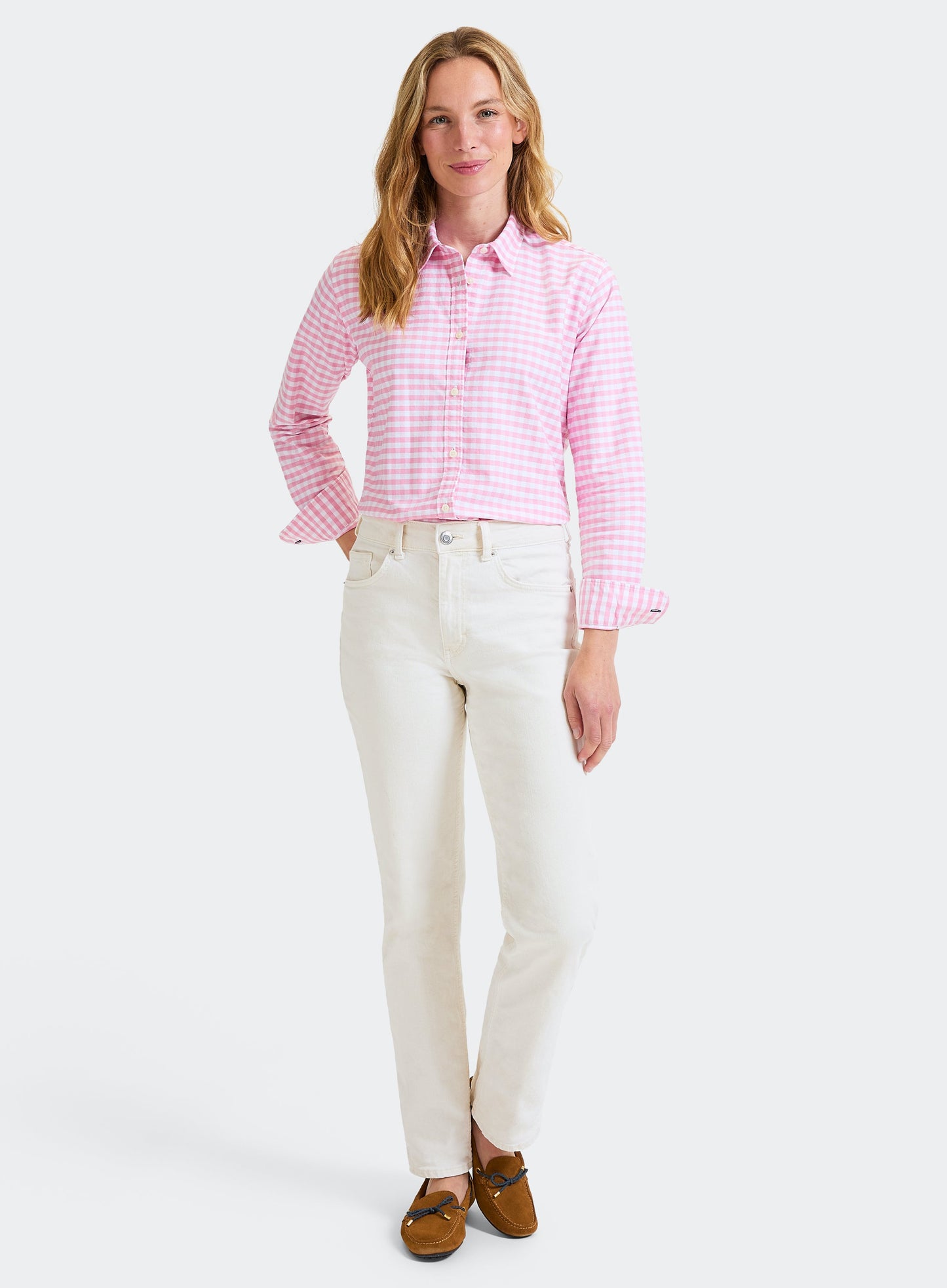 Classic Oxford Shirt - Pink Check