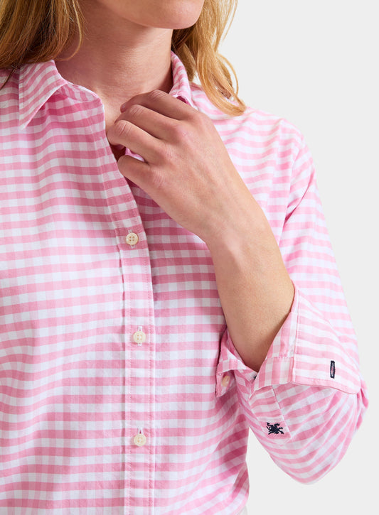 Classic Oxford Shirt - Pink Check