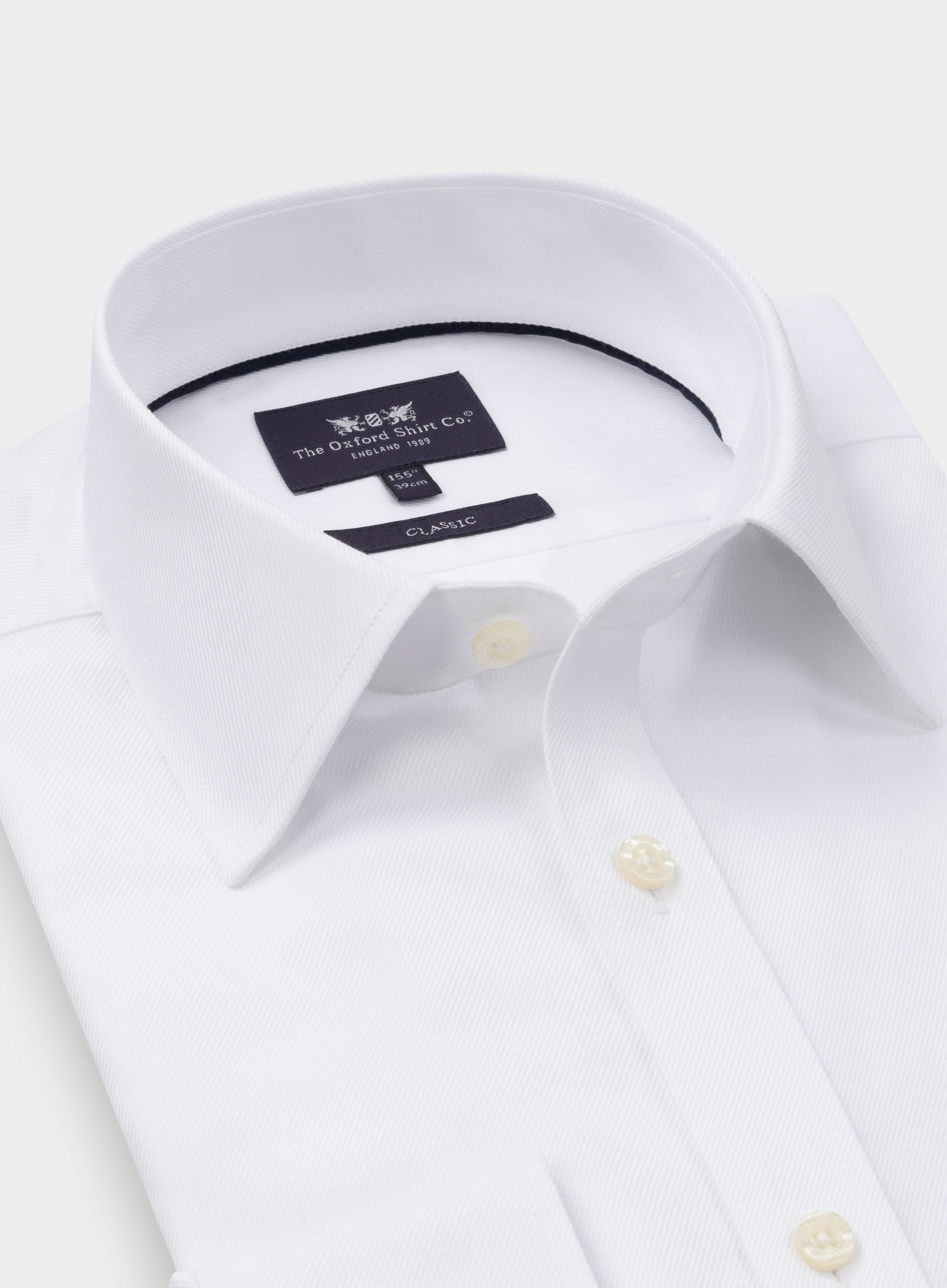 Classic Twill Shirt - White