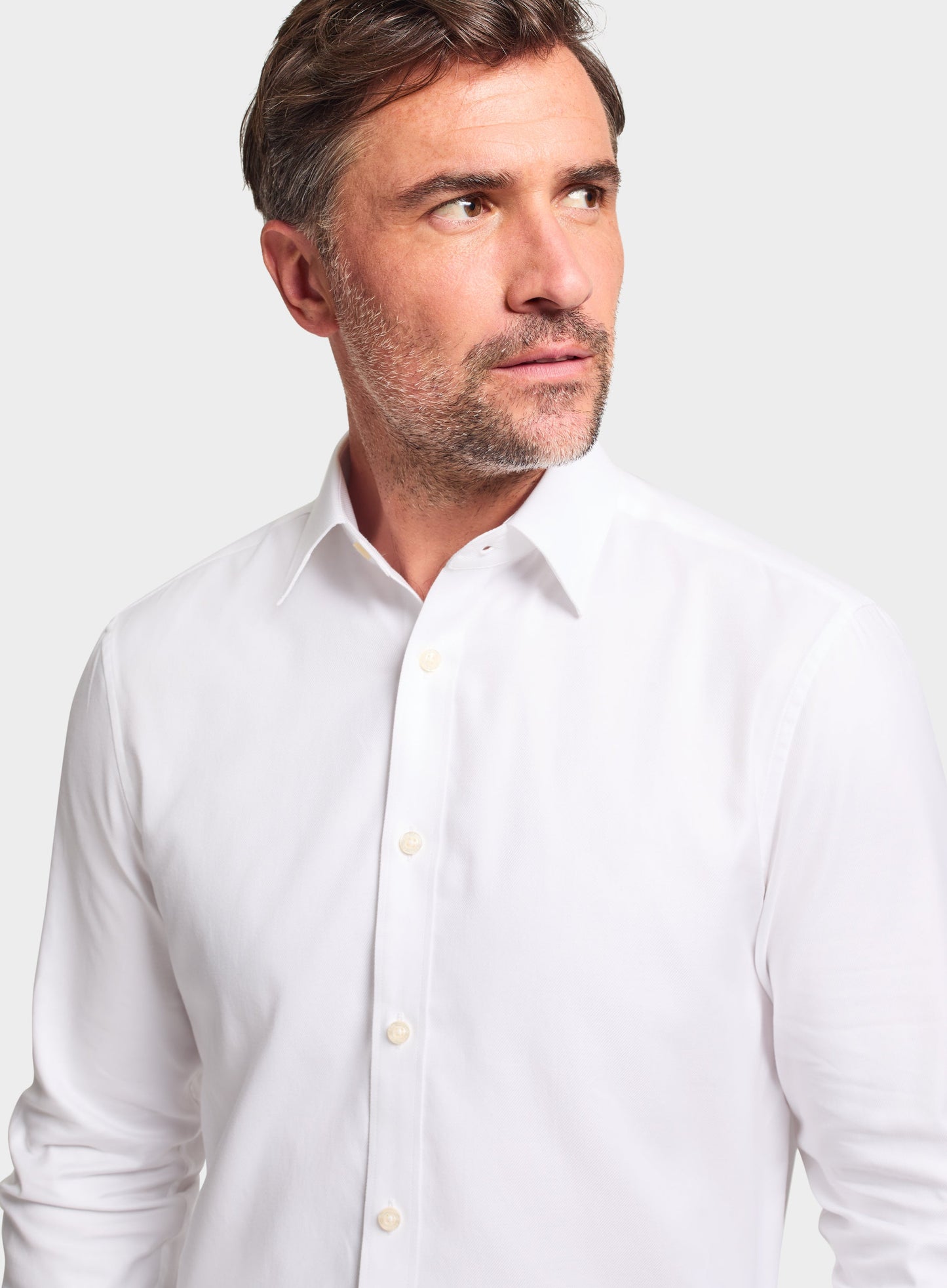 Classic Twill Shirt - White