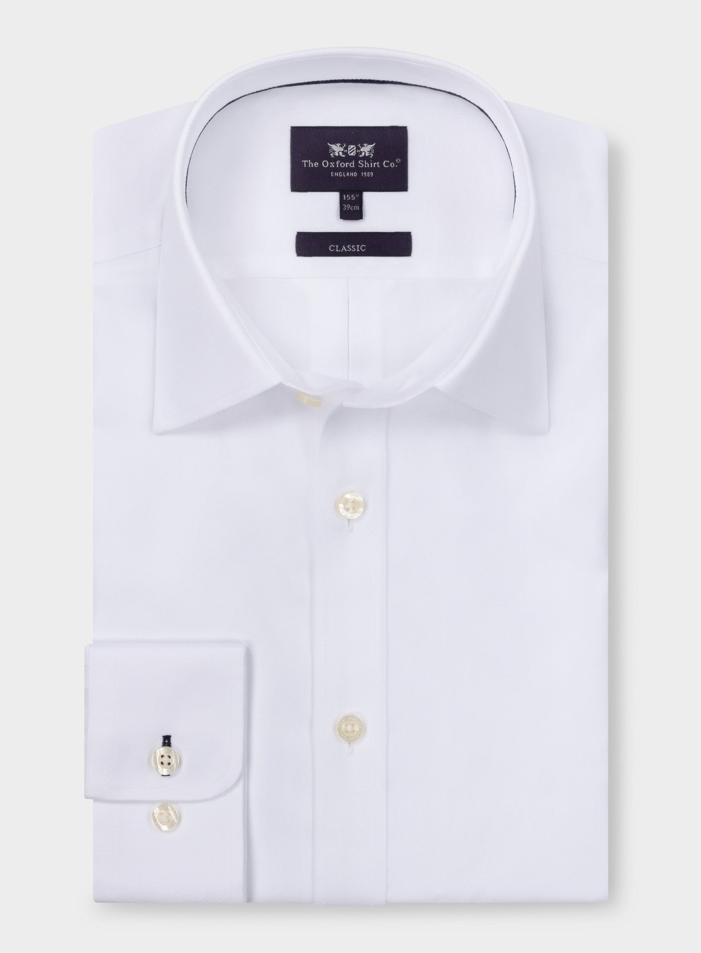 Classic Twill Shirt - White