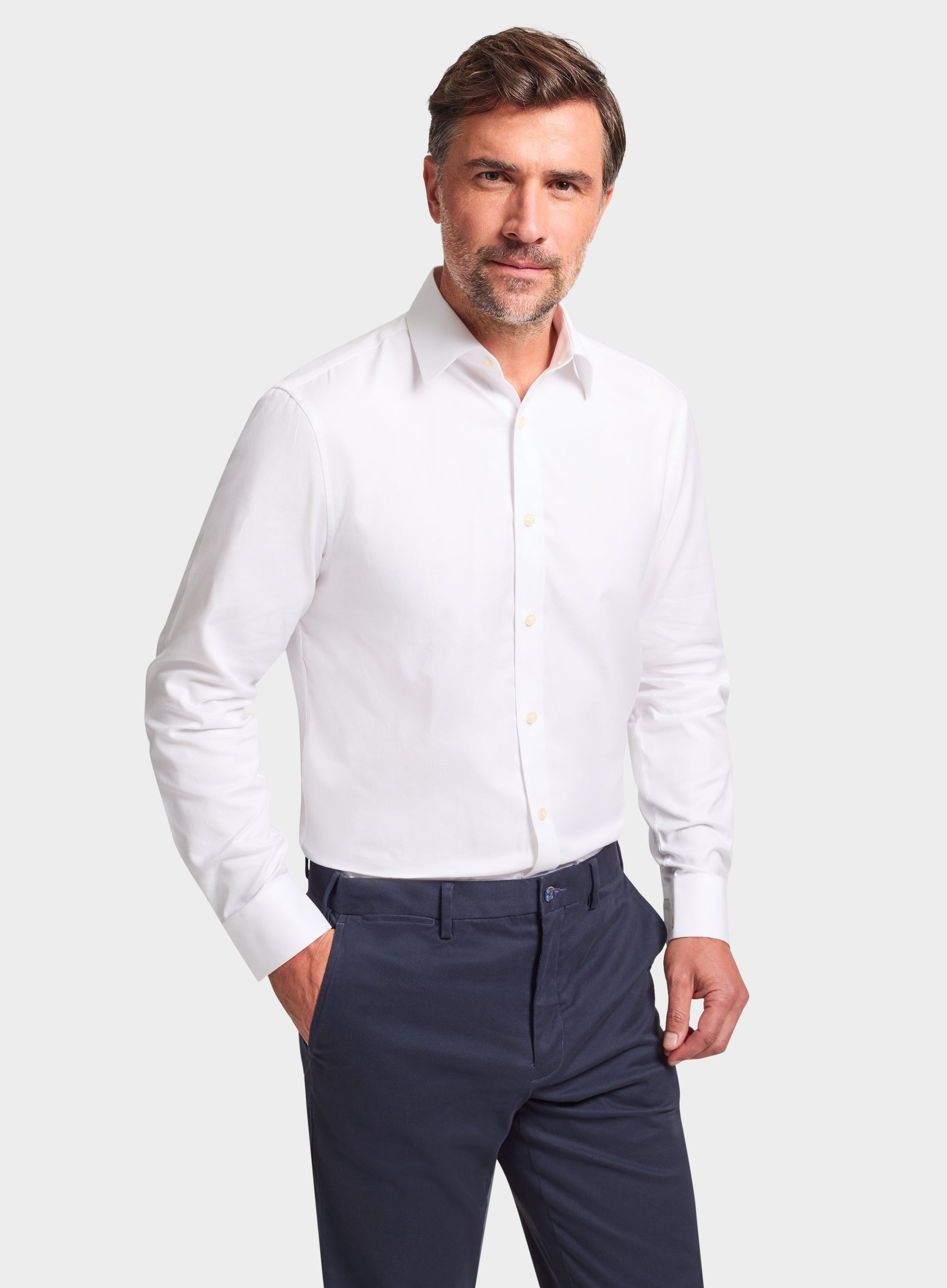 Classic Twill Shirt - White