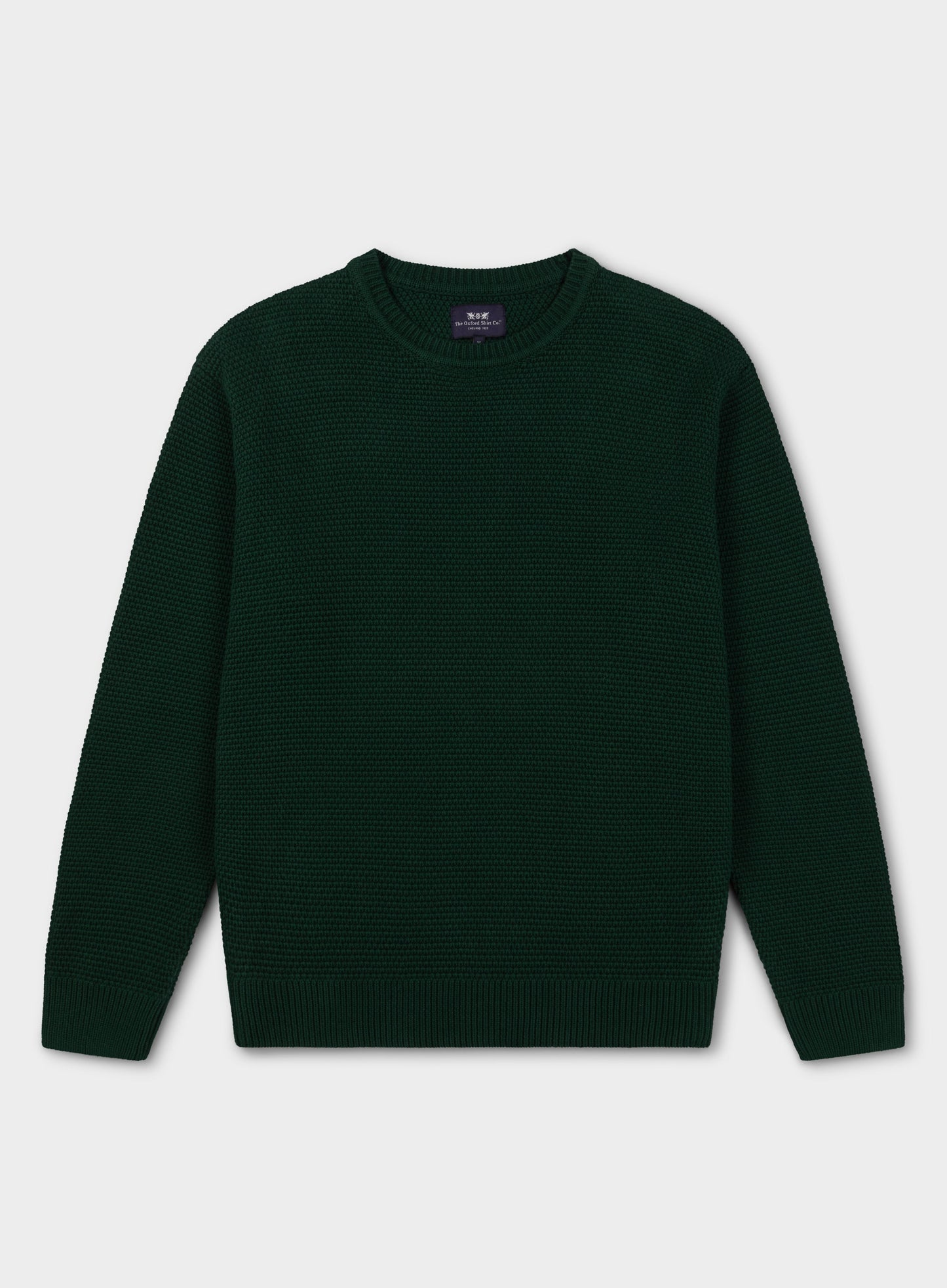 Cotton Blackberry Crew Neck in Green