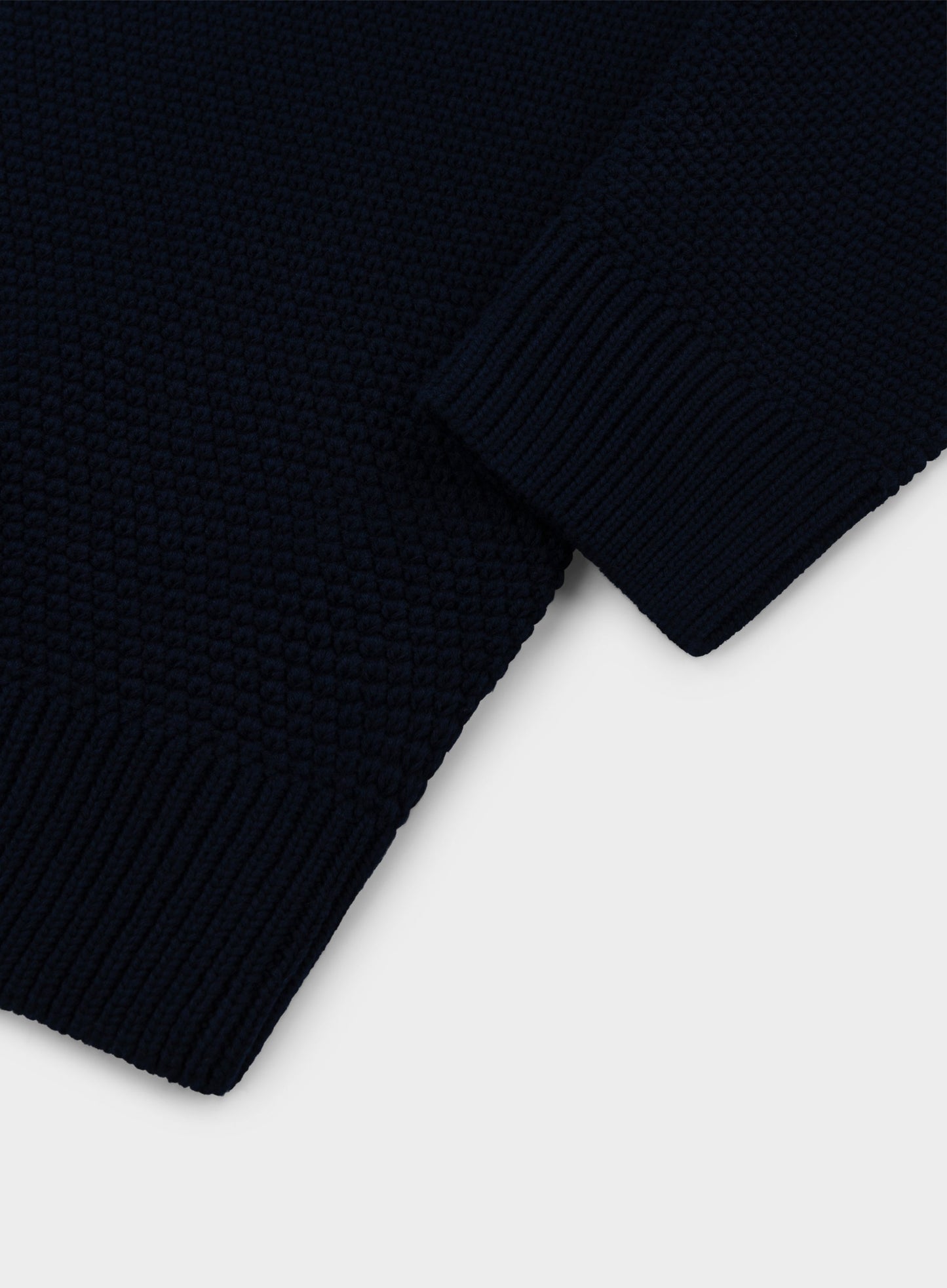 Cotton Blackberry ¼ Zip in Navy