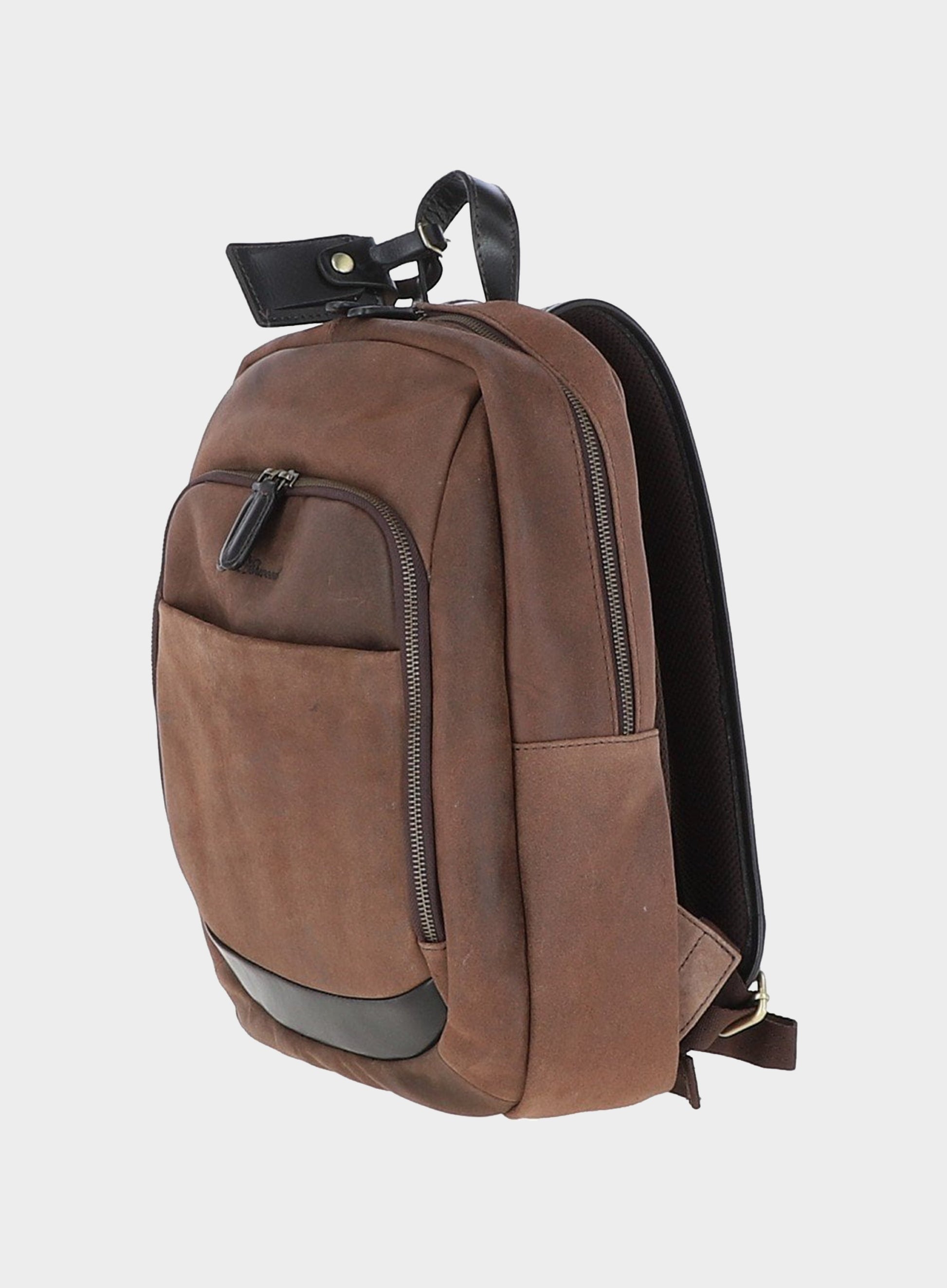 Exeter Leather Backpack - Brown