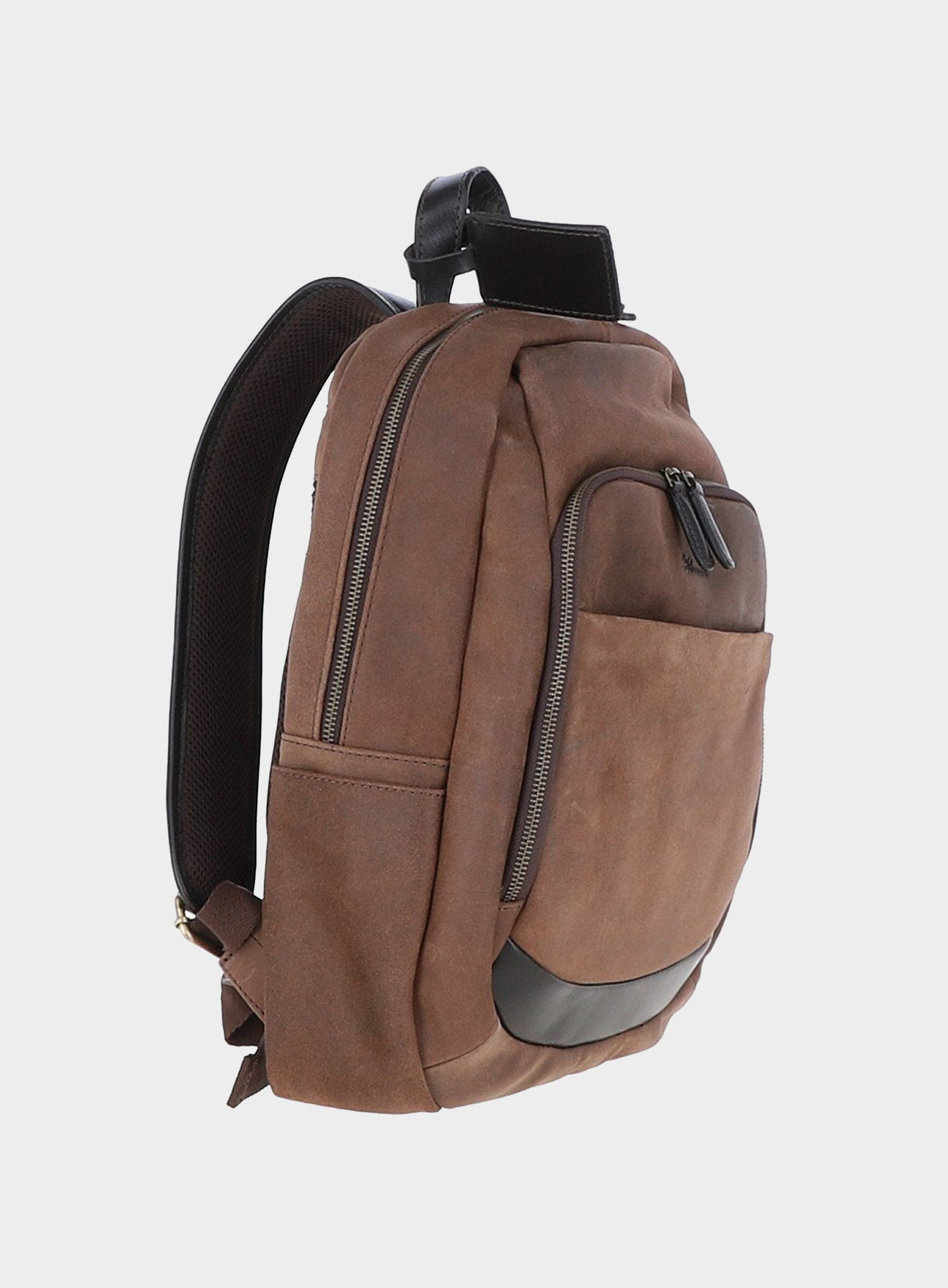 Exeter Leather Backpack - Brown