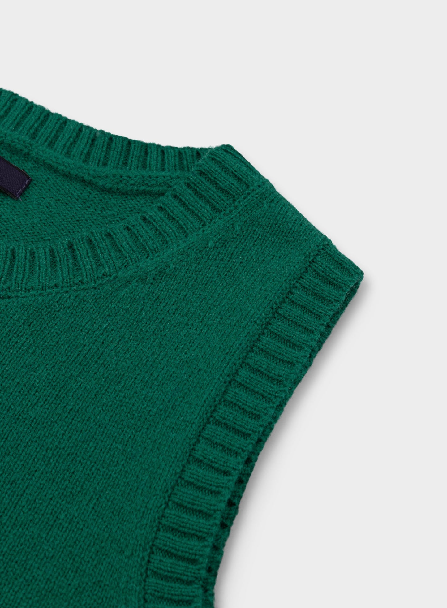 Knitted Vest in Green