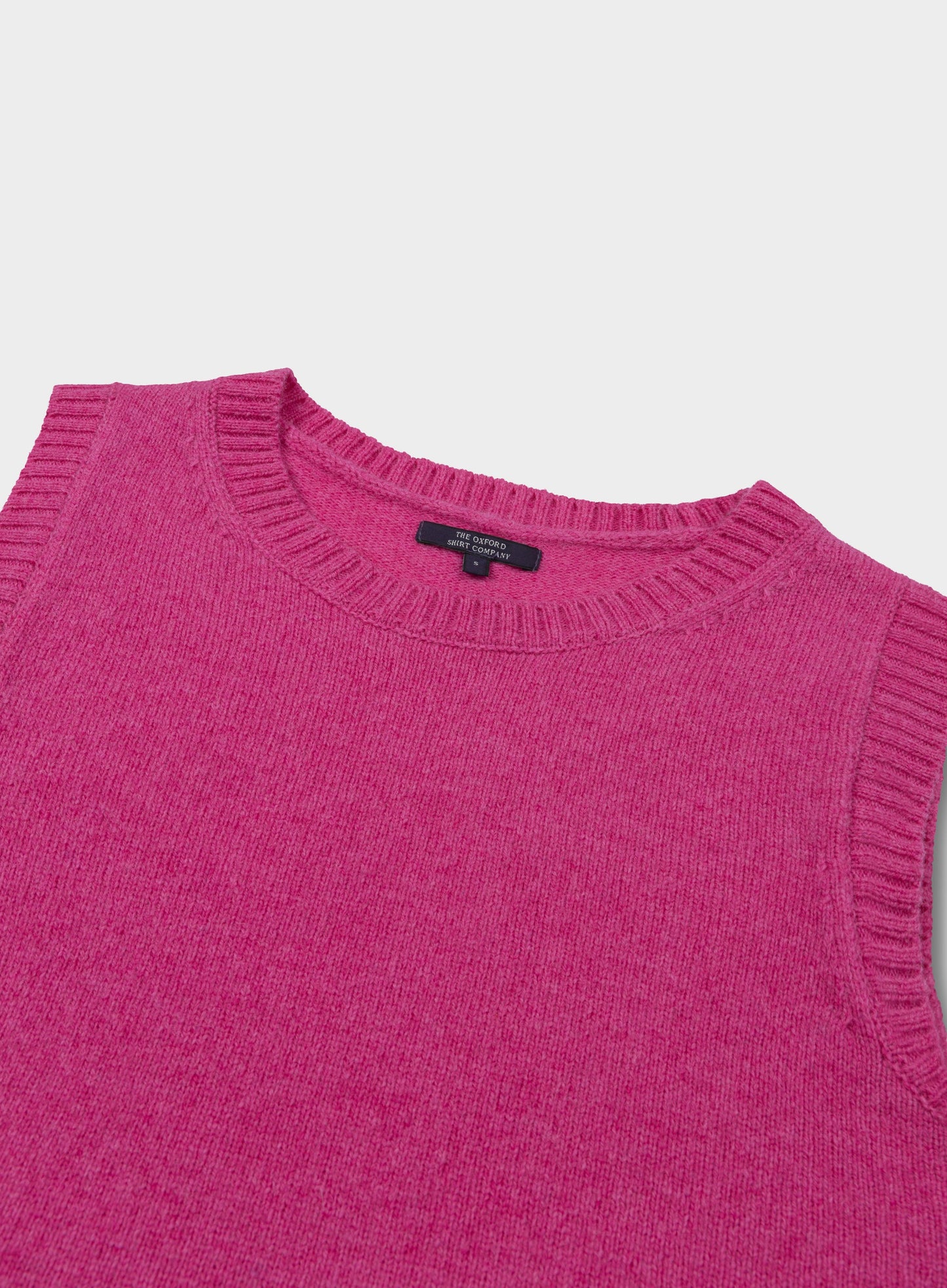 Knitted Vest in Pink