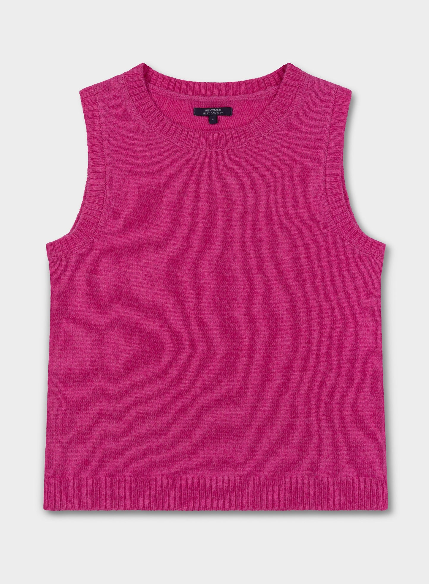 Knitted Vest in Pink