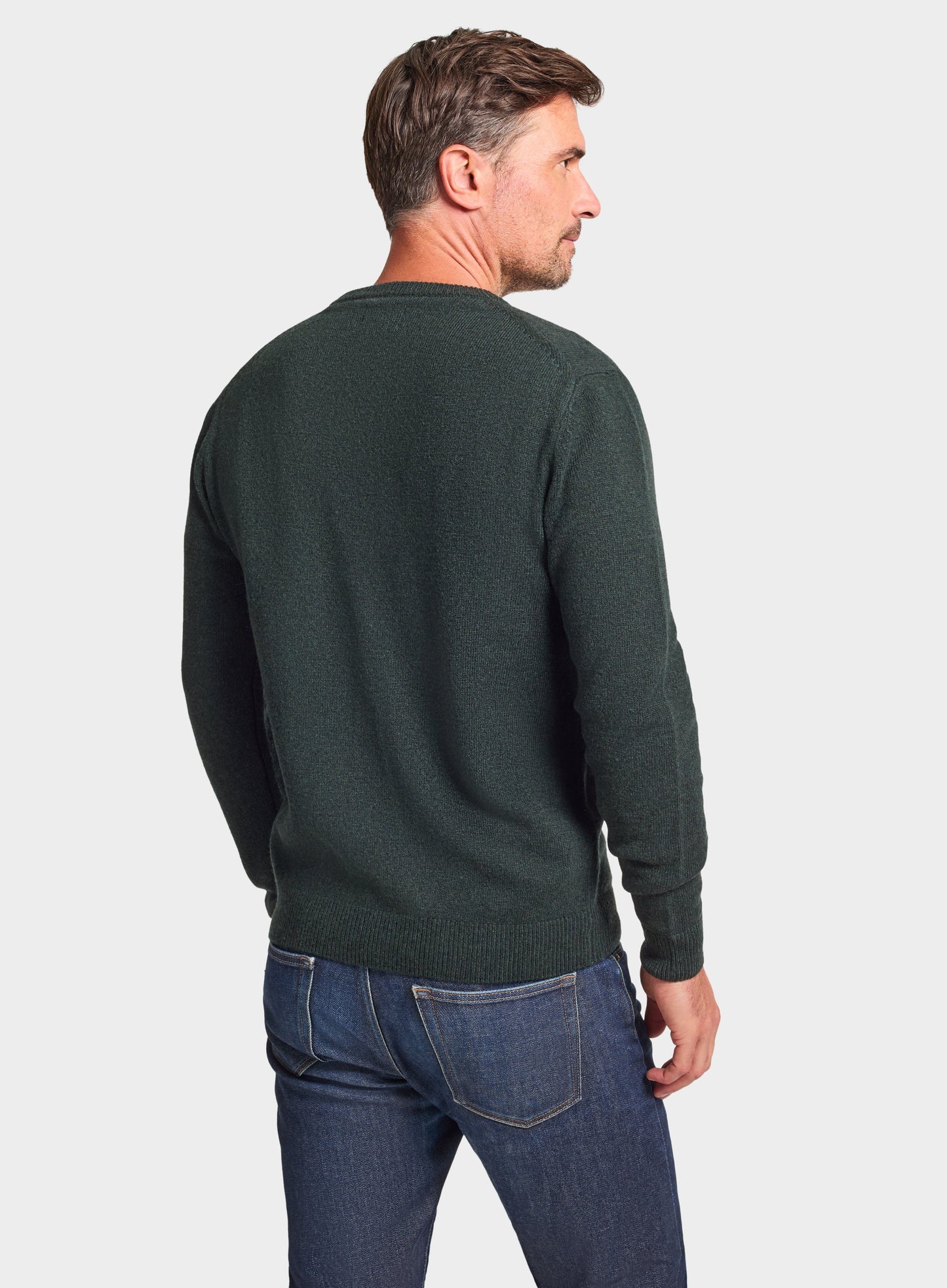 Lambswool Crew Neck in Sage