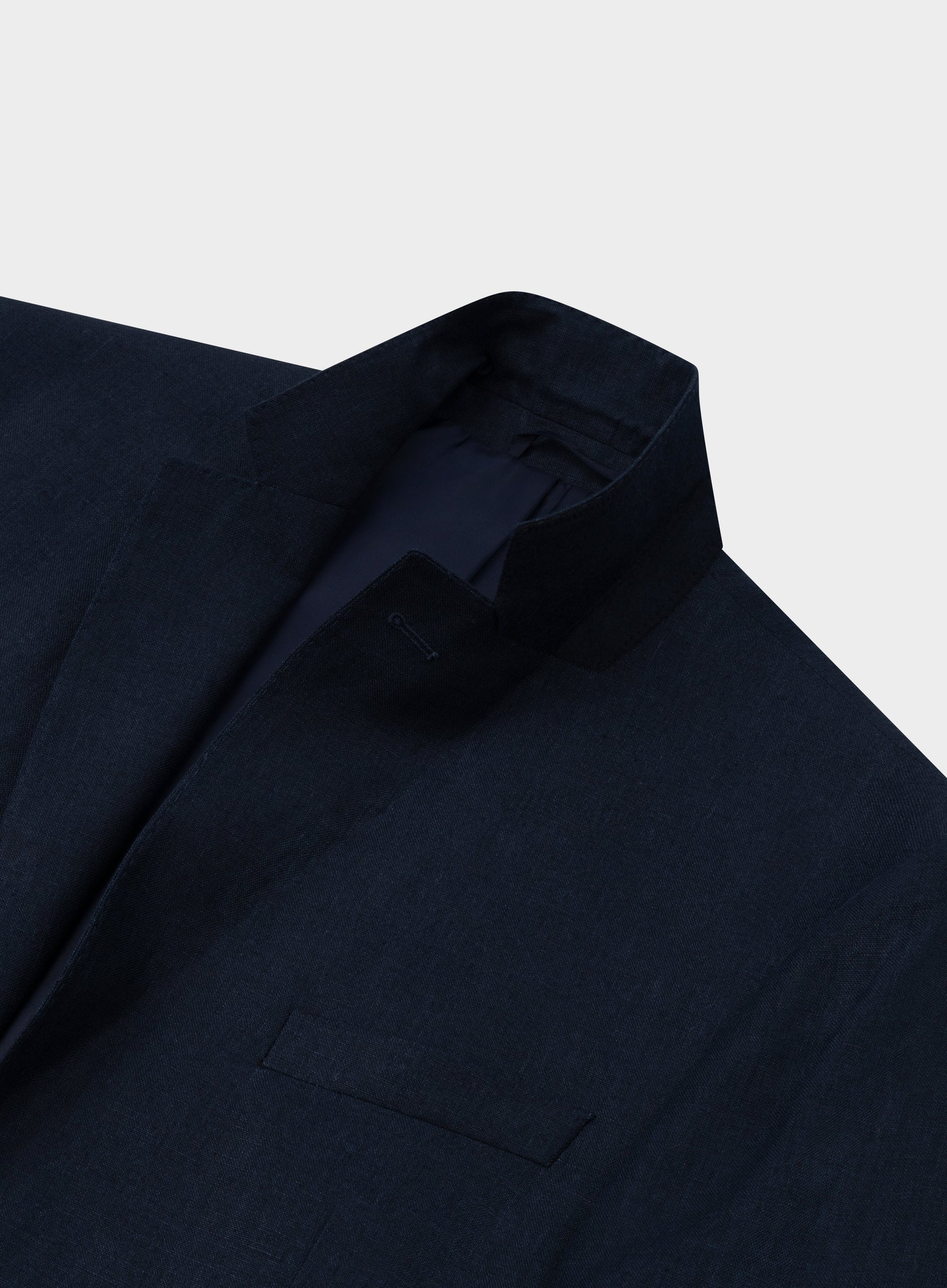 Linen Jacket - Navy