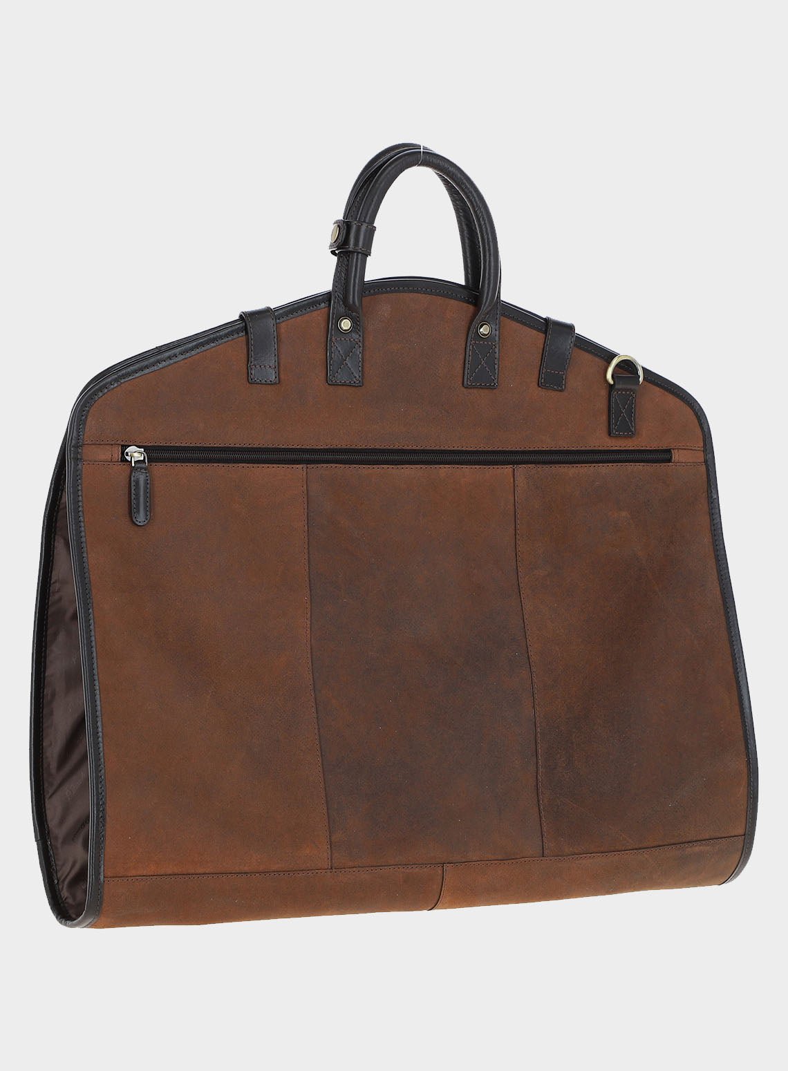 Pembroke Leather Suit Carrier - Brown