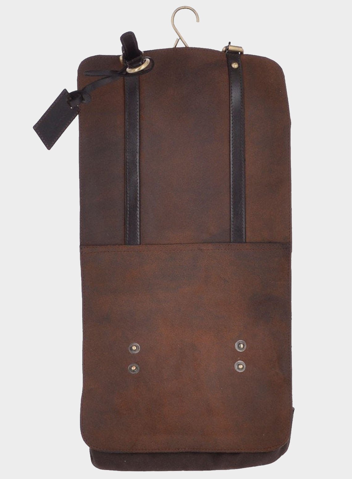 Trinity Leather Wash Bag - Brown