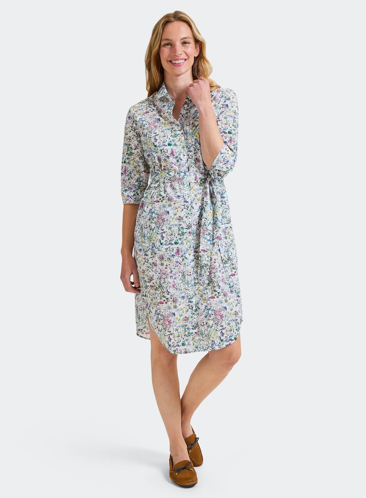 Wildflower Shirt Dress - Made with Liberty Fabric