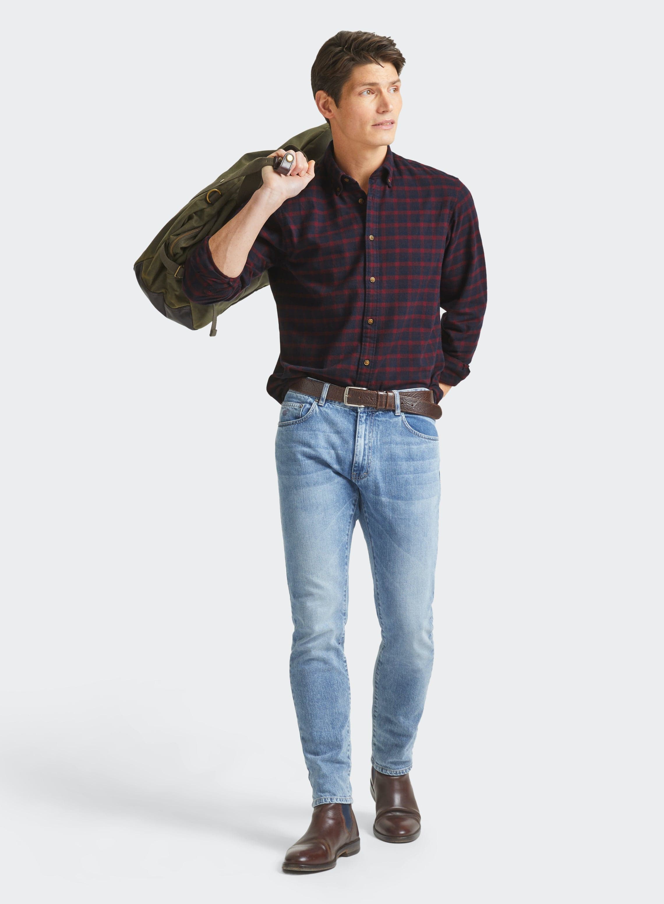 Flannel shirt hotsell and jeans