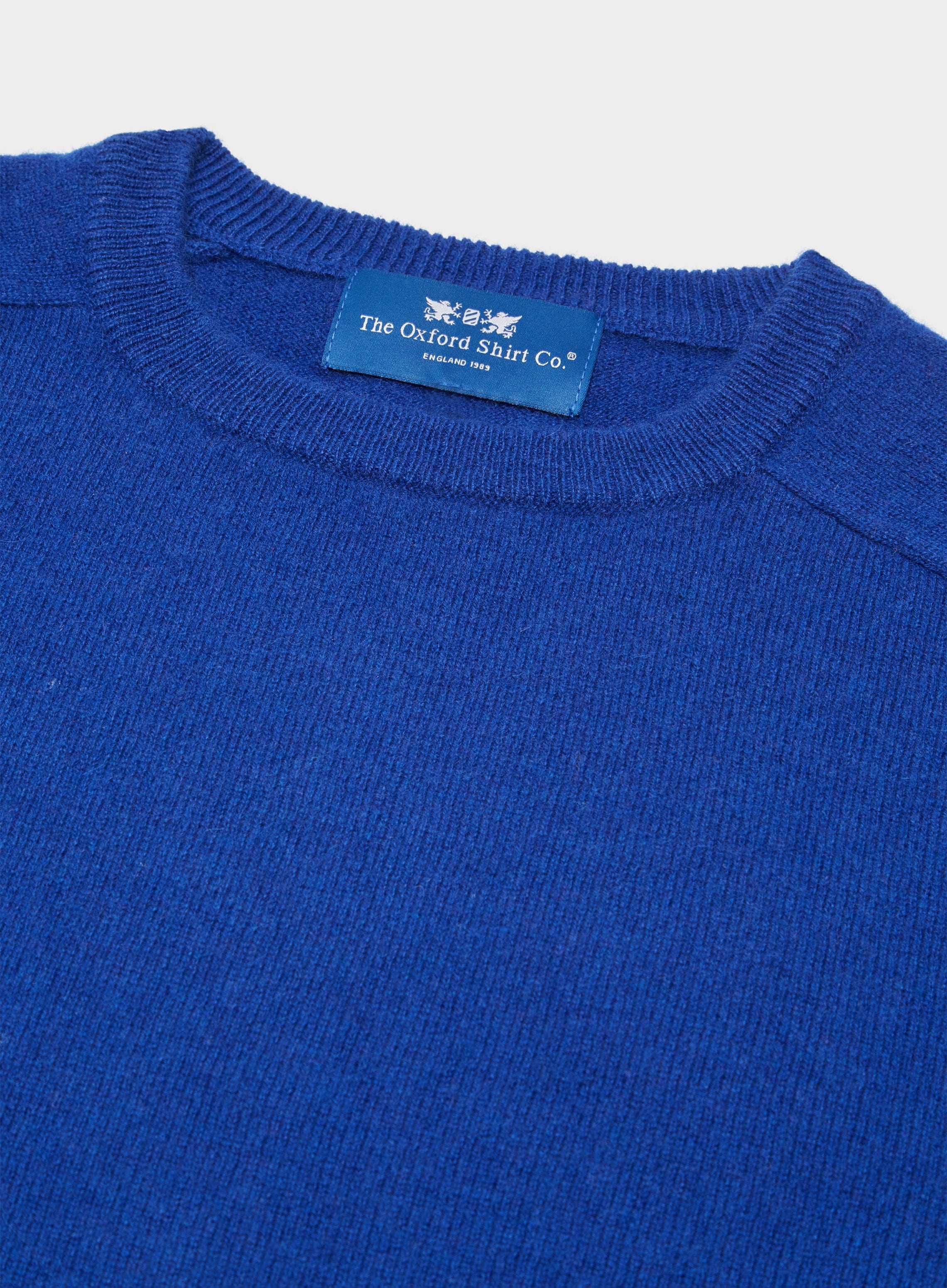 A blue clearance jumper