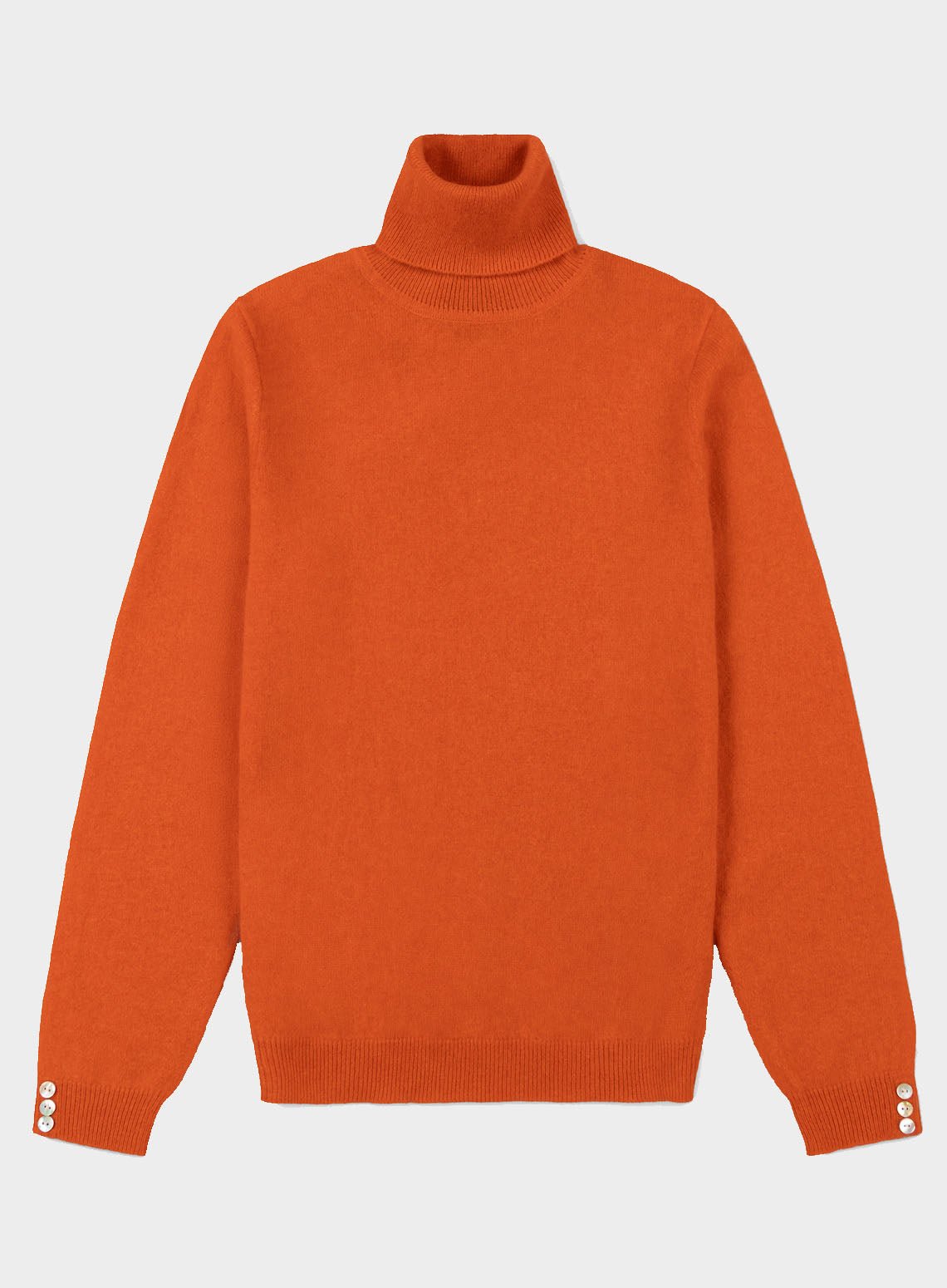 Rust polo neck jumper sale