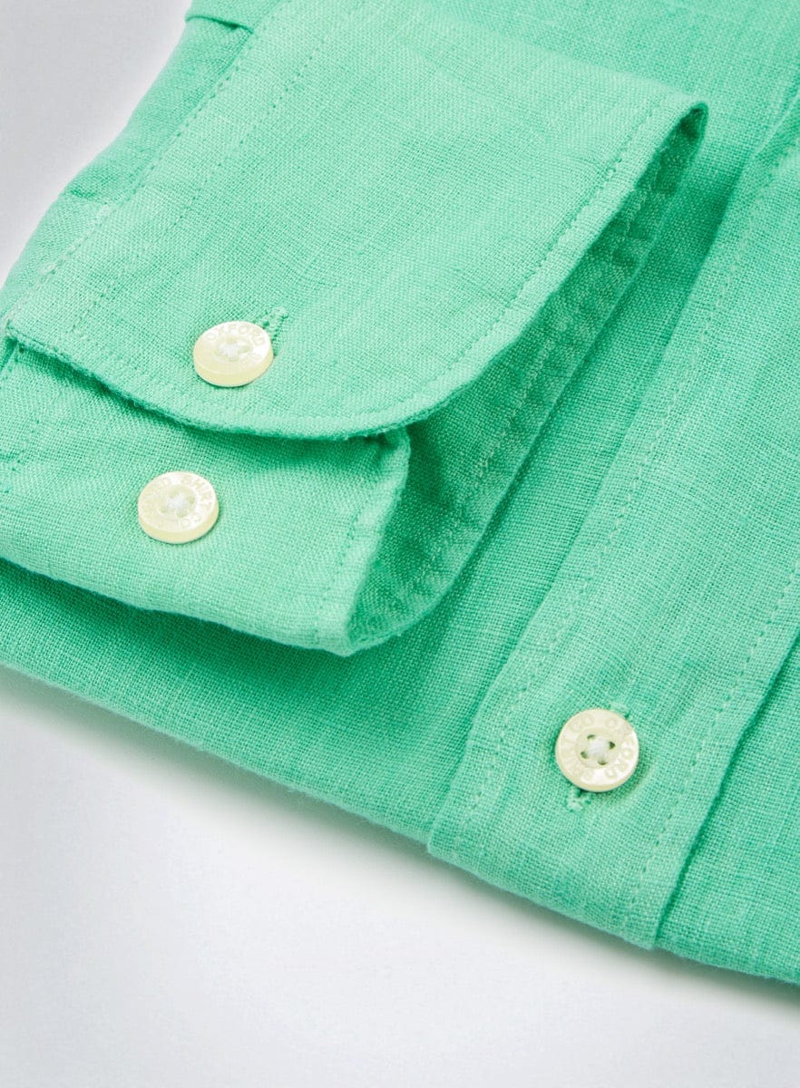 Lime green hotsell button up shirt