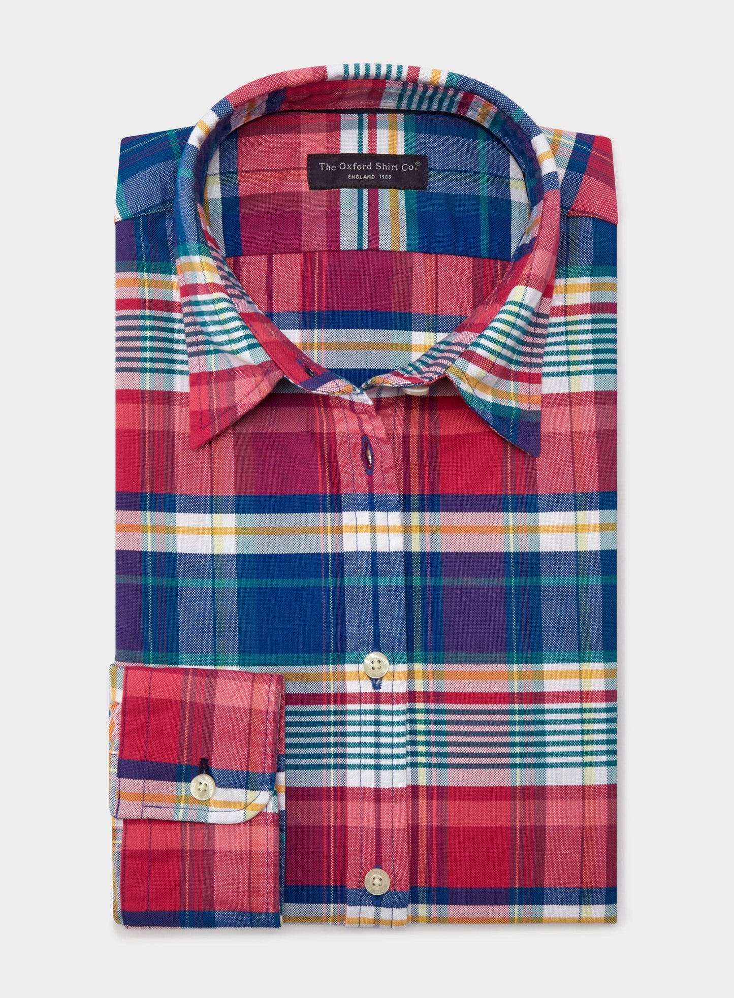 Classic Oxford Shirt - Pink Multi Check