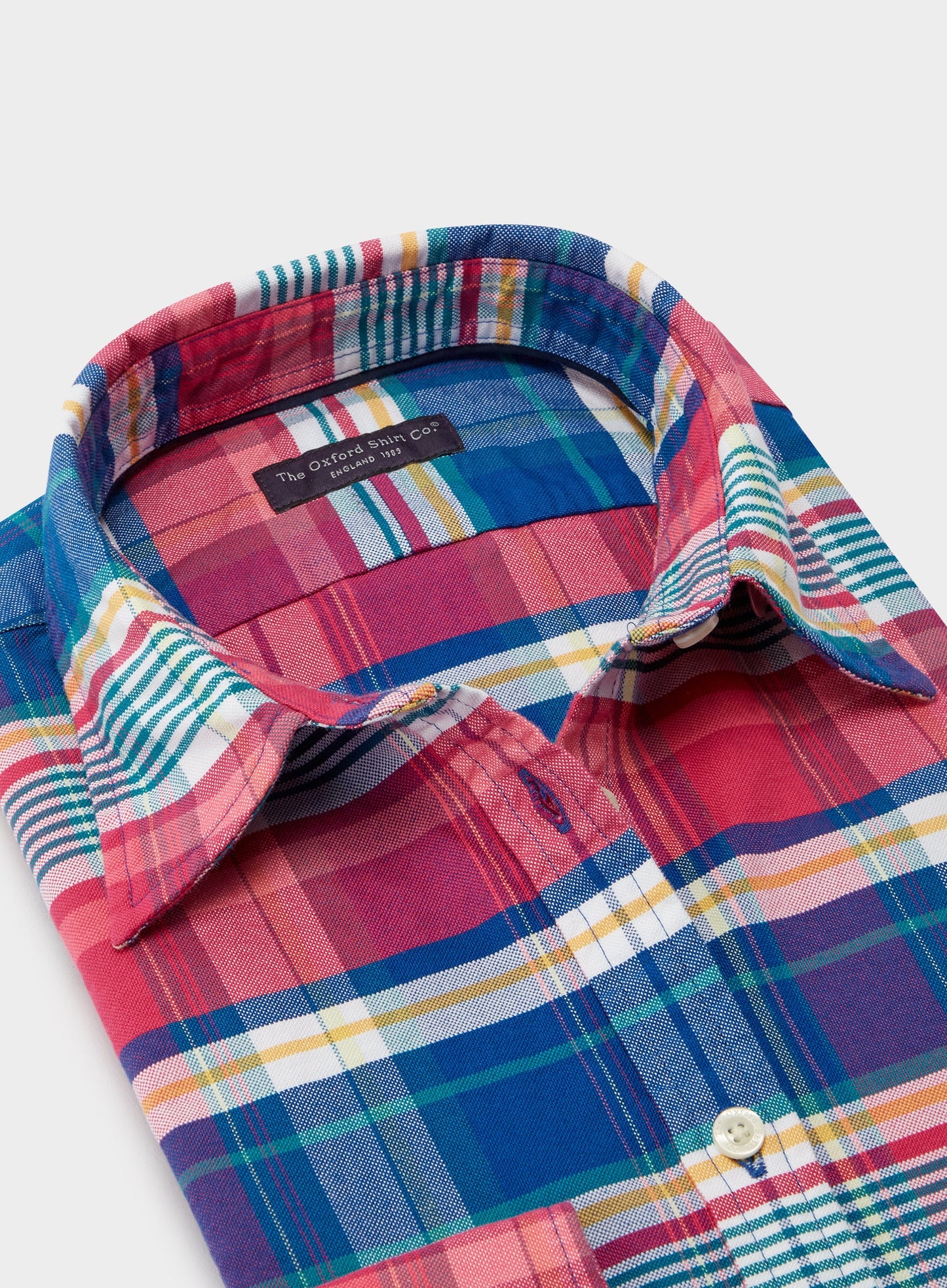 Classic Oxford Shirt - Pink Multi Check