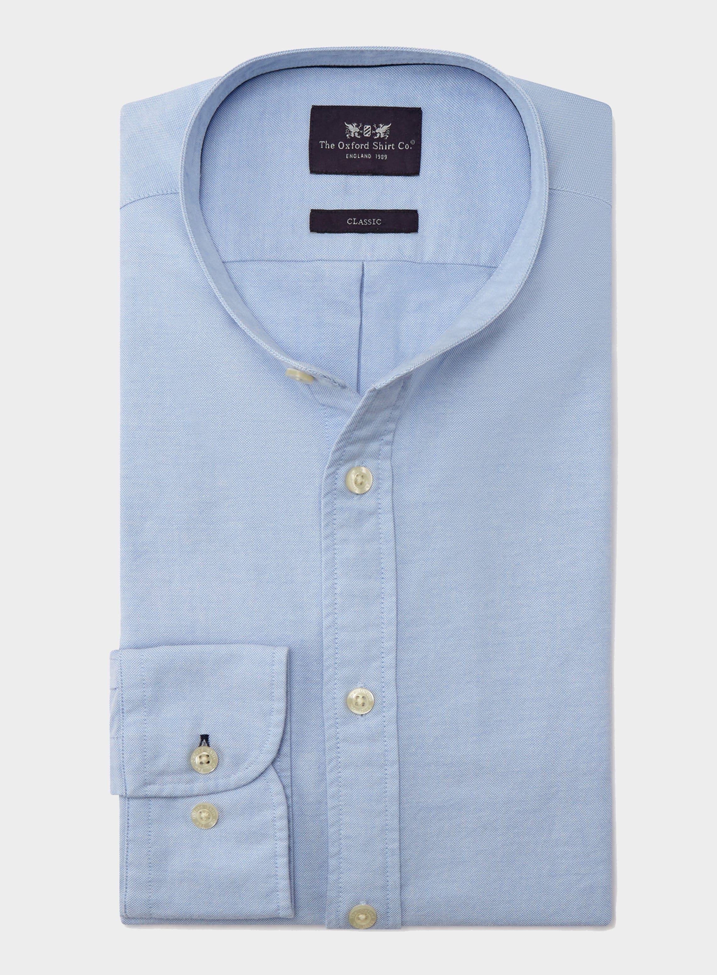 Mens collarless cheap dress shirts