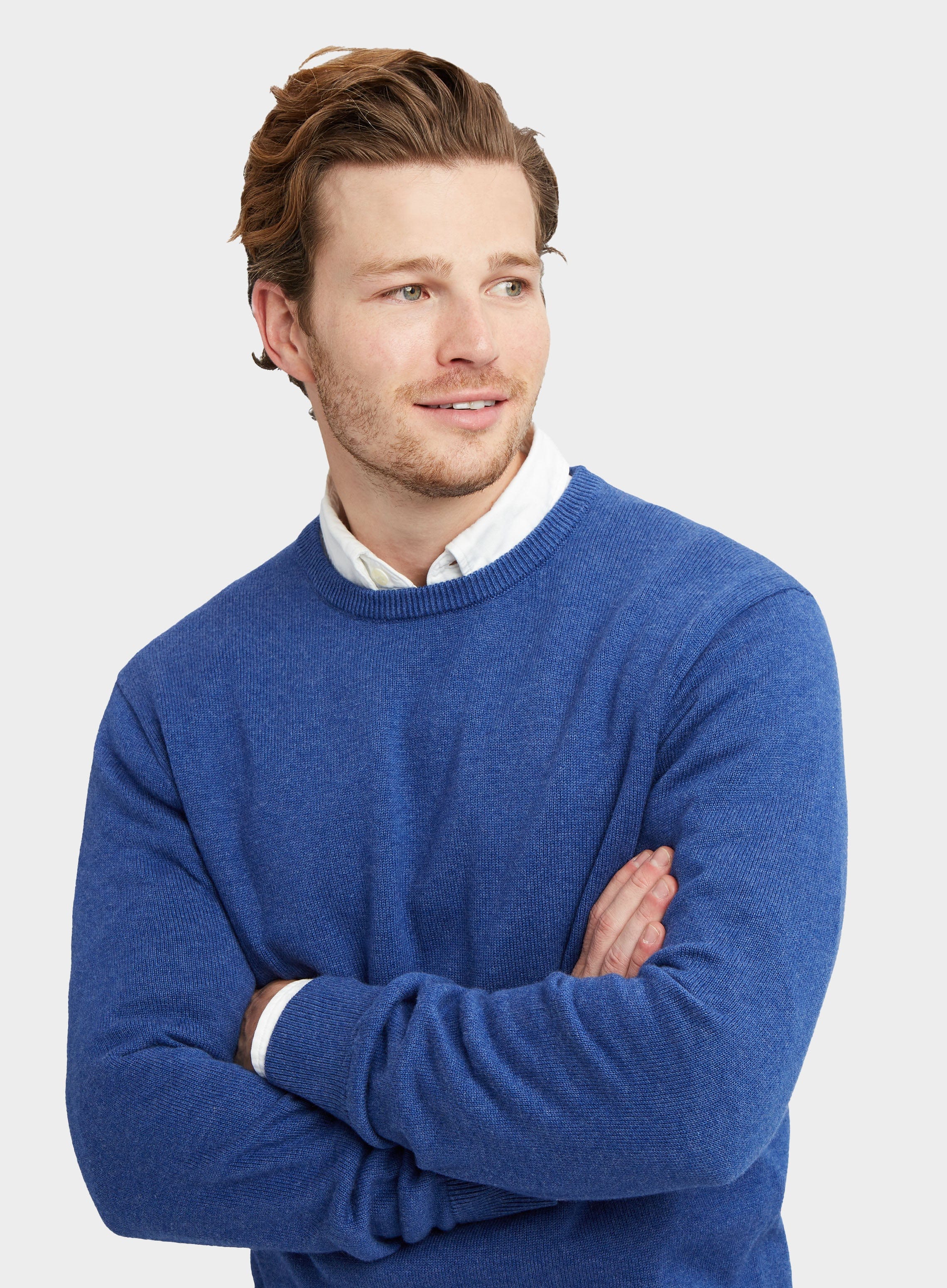 Cotton cashmere outlet jumper mens