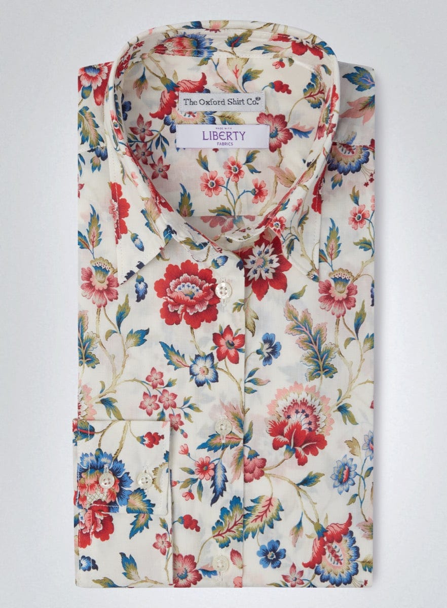 Womens Eva Belle Made with Liberty Fabric Shirt - Oxford Shirt Co.