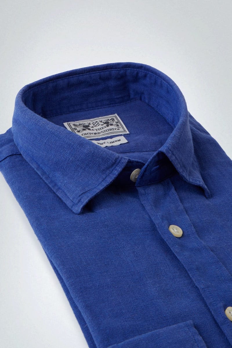 Royal blue store shirt mens uk